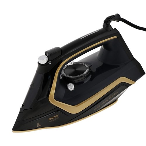 Утюг Zelmer ZIR2620 Golden Glide, 2600 Вт, керамика, 35 г/мин, 280 мл, чёрно-золотистый 10254108