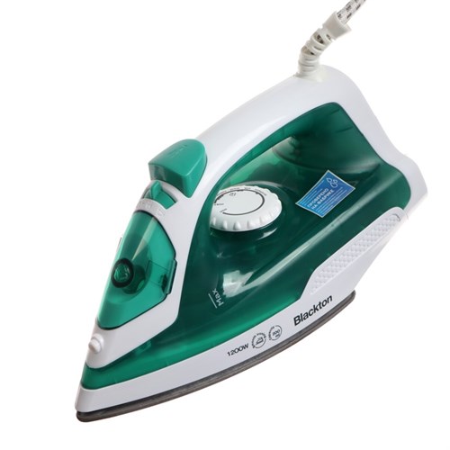 Утюг Blackton Bt SI3110, 1200 Вт, антипригарная подошва, 18г/мин, 200 мл, бело-зелёный 10324601