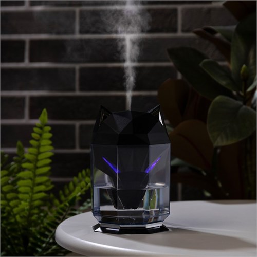 Увлажнитель воздуха Luazon HM-12 "Волк", ультразвуковой, 650 мл, 2 Вт, погружной, USB,черный 9710020