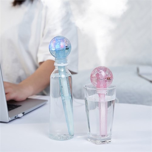 Увлажнитель воздуха "Чупа-Чупс" HM-23, ультразвуковой, погружной, подсветка, USB, розовый 9936763