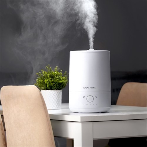 Увлажнитель воздуха Galaxy LINE GL 8011, ультразвуковой, 4 л, 35 Вт, белый 10322662